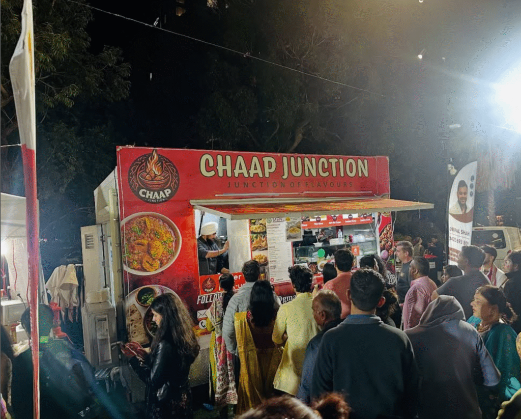Chaap Junction food truck serving vegetarian Punjabi chaap in Perth