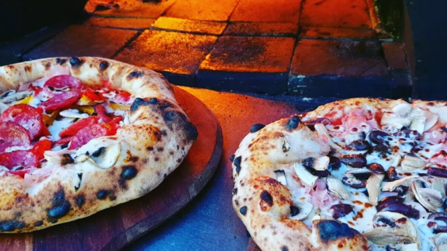 Base Wood-Fired Pizza mobile food truck serving Italian wood-fired pizzas in Perth