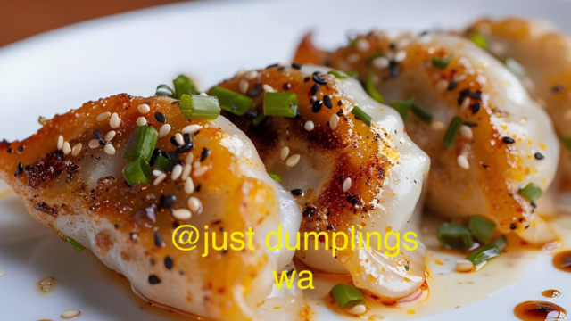 Just Dumplings WA food truck serving freshly cooked dumplings in Perth