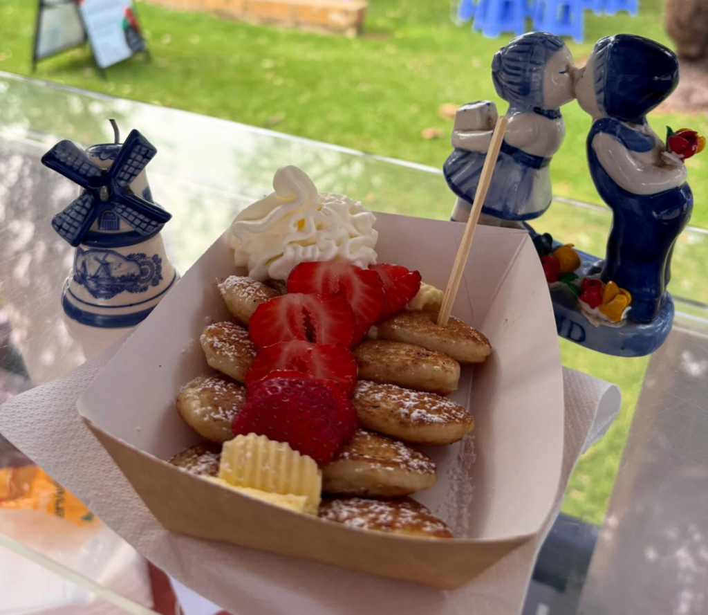 Little Dutchies food truck serving Dutch poffertjes and sweet treats in Perth