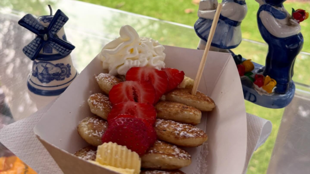 Little Dutchies food truck serving Dutch poffertjes and sweet treats in Perth