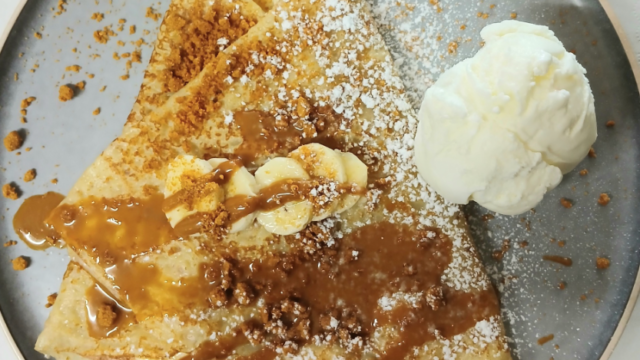 Miam Miam a bite of France food truck serving fresh French crepes in Perth