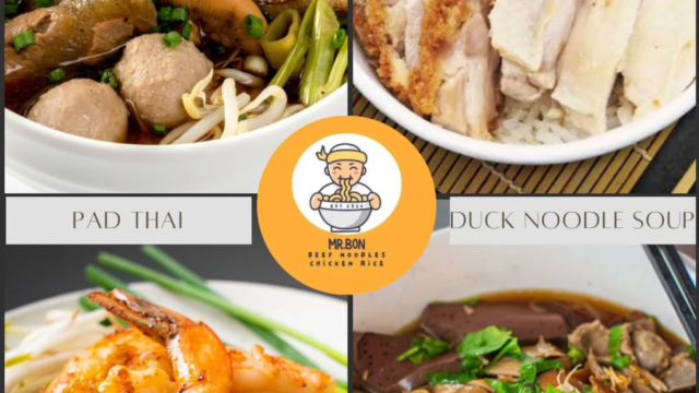 MR.BON food truck serving Thai chicken rice and beef noodle soup in Perth