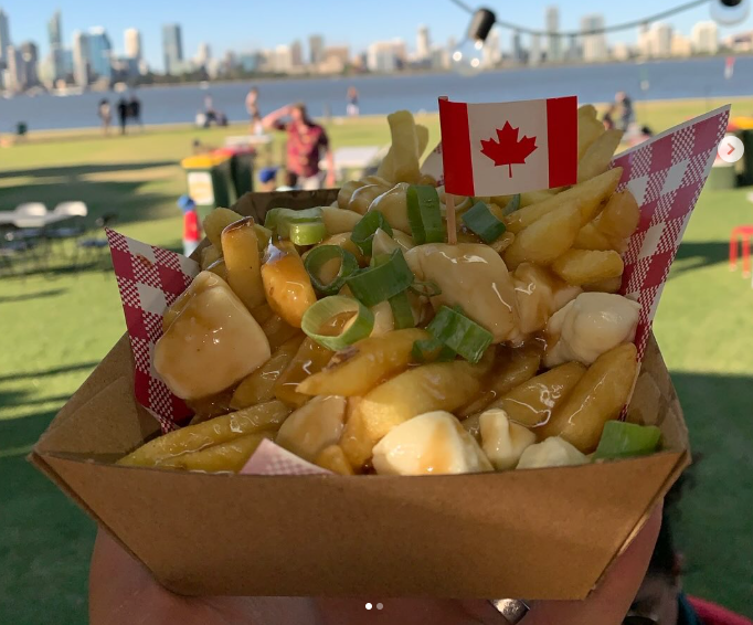The Canuck Truck serving Canadian street food and poutine in Perth