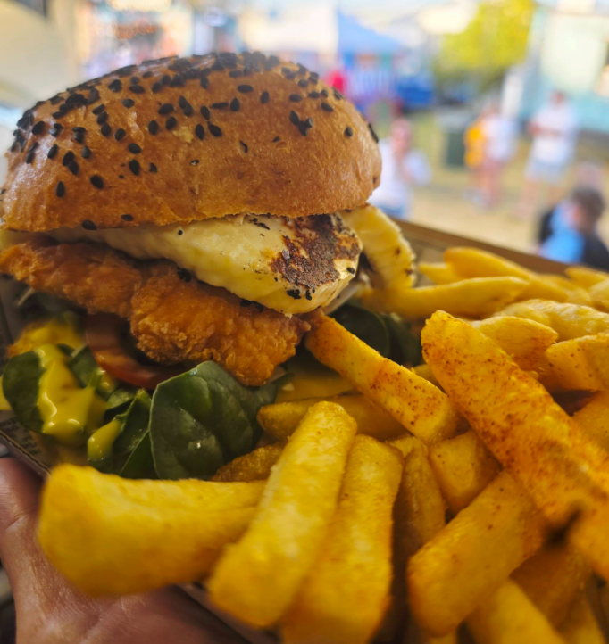 The Pitch Inn food truck serving gourmet burgers and pub grub in Perth