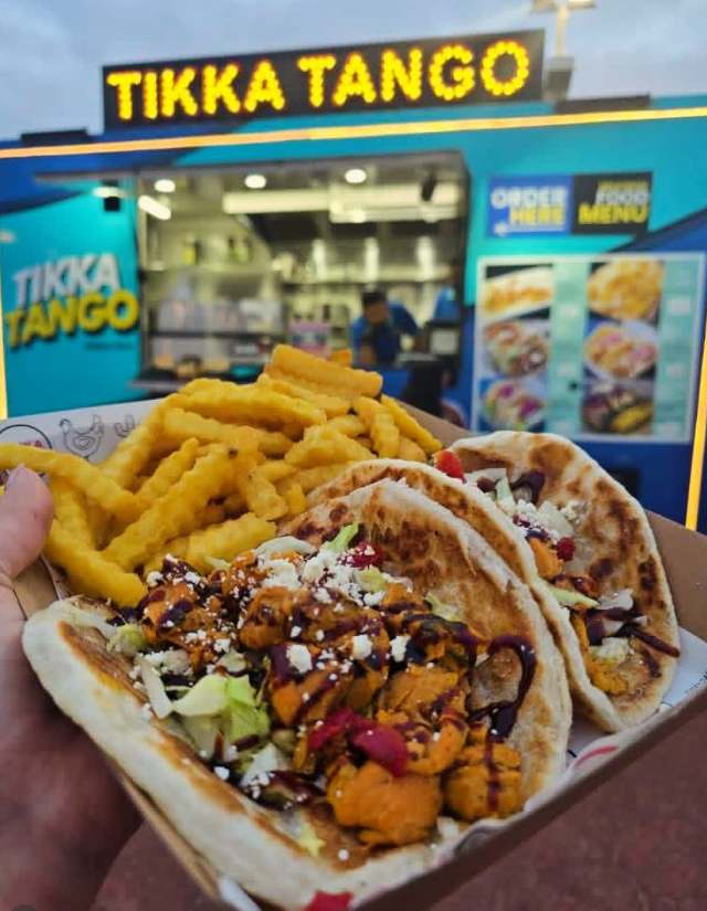 Tikka Tango food truck serving Indian street food in Perth
