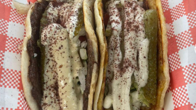 Smashed Tacos food truck serving Mediterranean fusion tacos in Perth