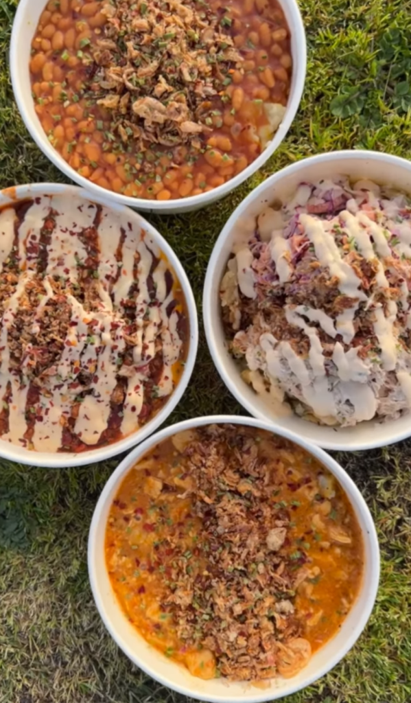 Spud Central food truck serving loaded jacket potatoes in Perth