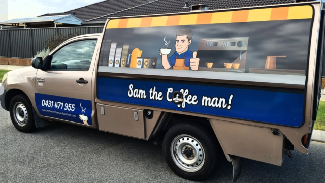 Sam the Coffee Man Perth mobile coffee van